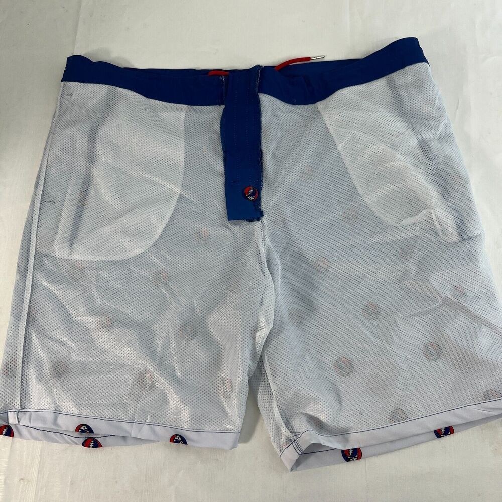 Grateful Dead Board Shorts Sec‎ 119 Swim Trunks Mens Skulls 44 - Picture 9 of 16